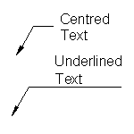 Leader Lines Text