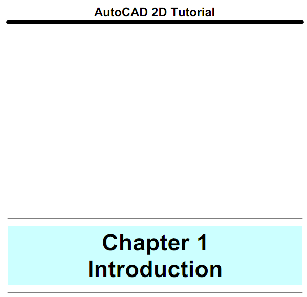 autocad tutor