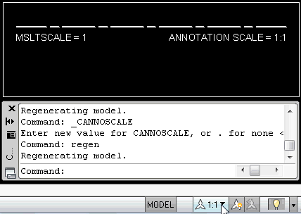 how can i see linetype differences in model space autocad lt for mac