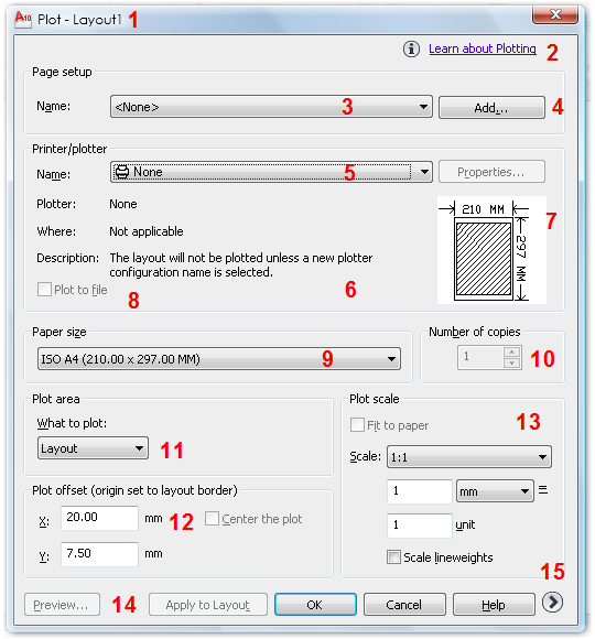 how to dim color autocad plot style