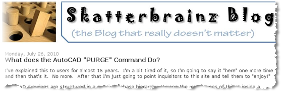 Skatterbrainz Blog What does the AutoCAD purge command do