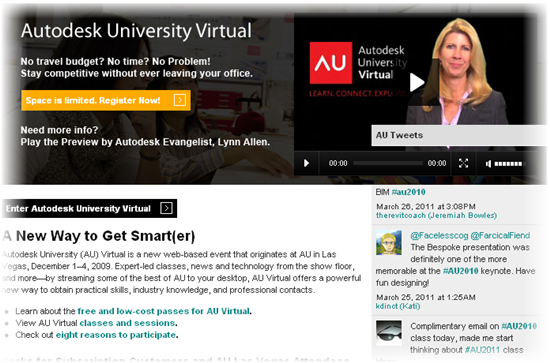 Autodesk University Virtual conference