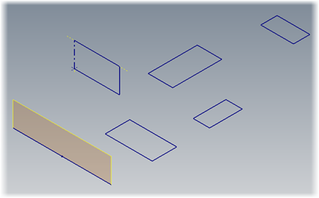 Creating an Extrude surface with Autodesk Inventor