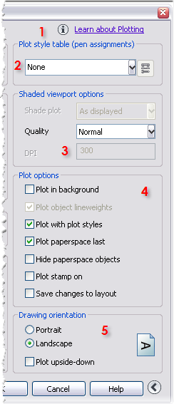 The additional AutoCAD plotting options - revealed!