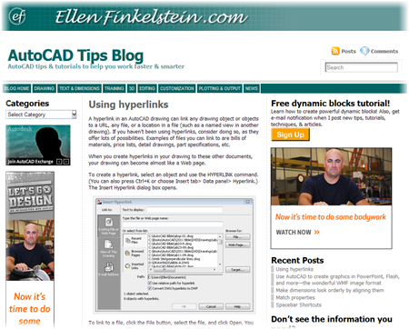 Adding Hyperlinks - Ellen Finklestein's AutoCAD tips Blog
