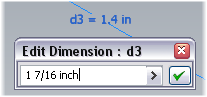 Autodesk Inventor - Enter dimensions in Inches