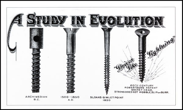 recessed screw