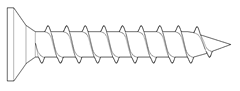 AutoCAD Dynamic Block of a wood screw