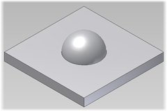 An example of an Autodesk Inventor iFeature that has been placed