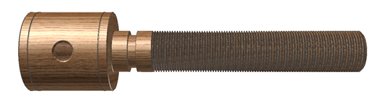 An Autodesk Inventor Model of an Andre Roubo Wooden Screw