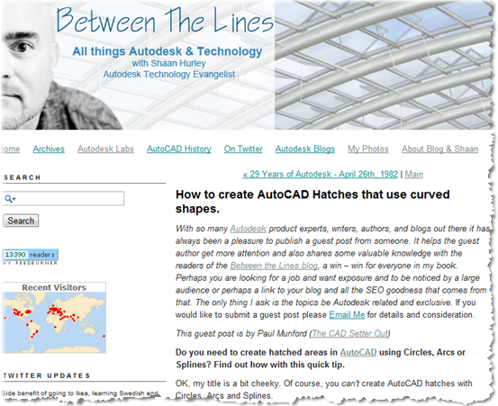 Between the lines - How to create AutoCAD Hatches that use curved shapes