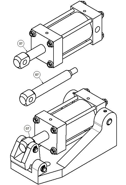 An Autodesk Inventor Drawing with a Coordinated BOM