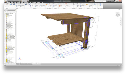 Mission Table Design – A 3D Parametric Mission Table Designed with Autodesk Inventor
