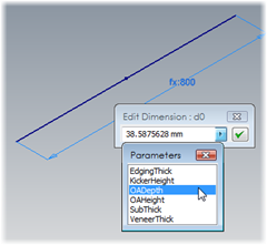 Autodesk Inventor Single sketch line