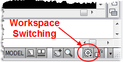 Autocad 2009: Workspace Switching