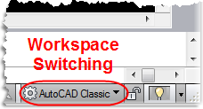 Autocad 2010: Workspace Switching