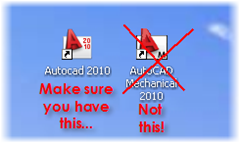 A short cut to AutoCAD - Not AutoCAD Mechanical!