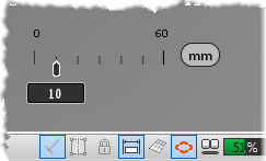 123D Status Bar And Scale