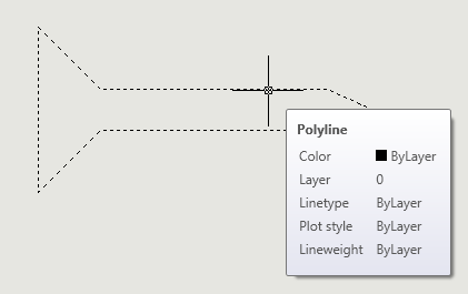 An AutoCAD Block with properties set to BY LAYER