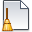 The AutoCAD purge tool icon