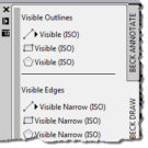 AutoCAD tool palette with Geometry creation commands