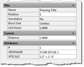 The AutoCAD Properties palette - Dynamic block properties