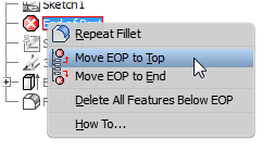 Autodesk Inventor 2013 Move EOP to top or end