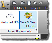 Autodesk Inventor 2013 Save to cloud