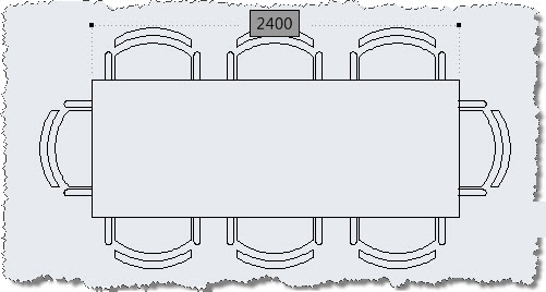 AutoCAD scale command - Before scaling