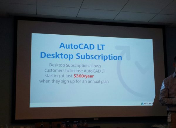 AutoCAD LT desktop subscription