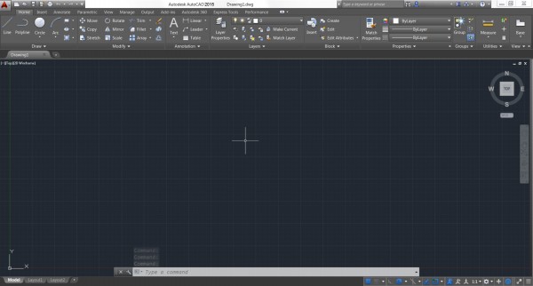 AutoCAD 2015 Black UI