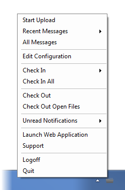 Flatter files Uploader Menu