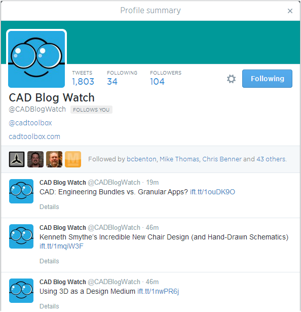CAD Blog Watch