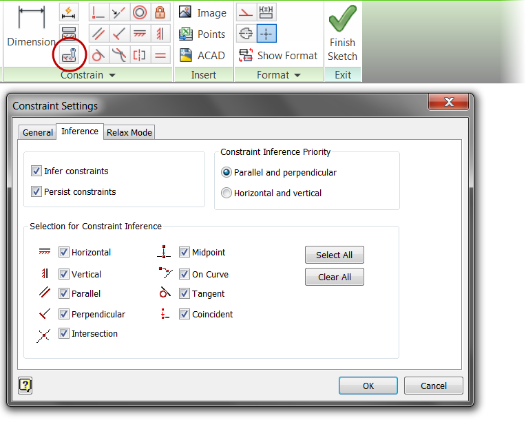 Autodesk Inventor constraint persistance