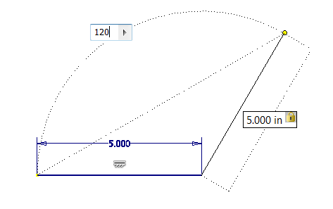 Autodesk Inventor dynamic input