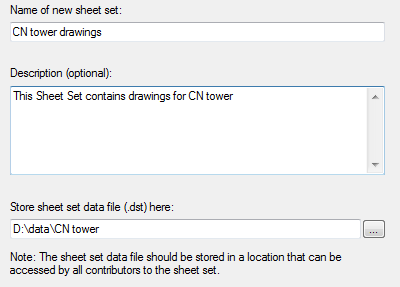 AutoCAD sheet set naming