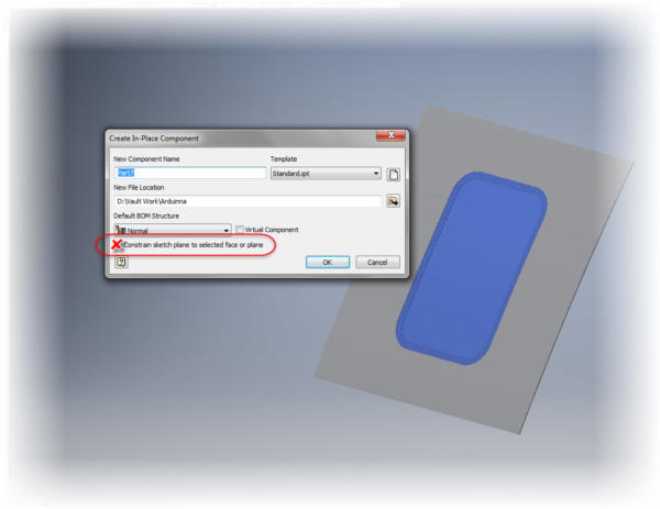 Autodesk Inventor Flush Constraints