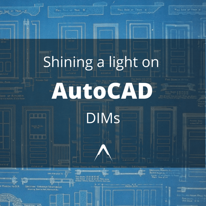 Understanding how to apply the AutoCAD DIM commands