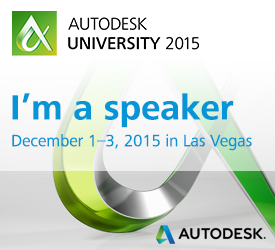 cadsetterout speaking at Autodesk University 2015