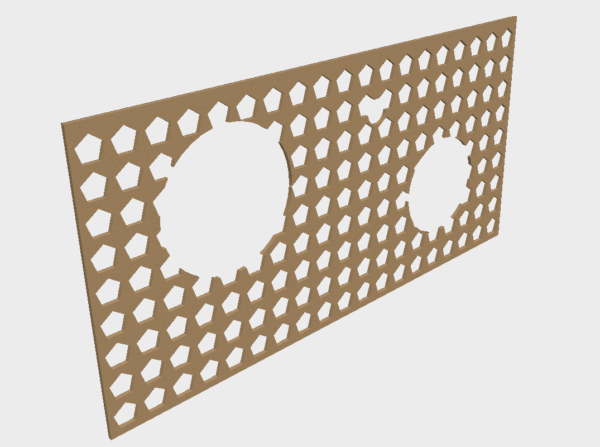 Autodesk Inventor Component with Feature Pattern