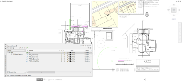 AutoCAD Layers from an Imported PDF