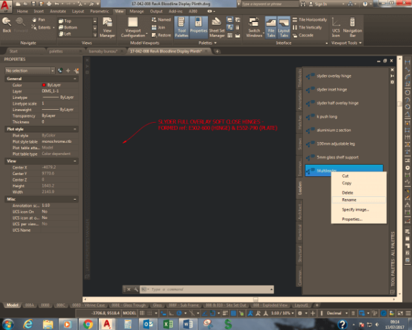 Renaming a tool on an AutoCAD tool Palette