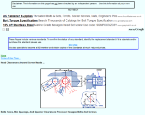 Roy Mech mechanical drawing standards