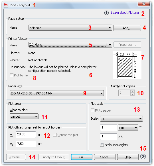 how to send autocad plot style