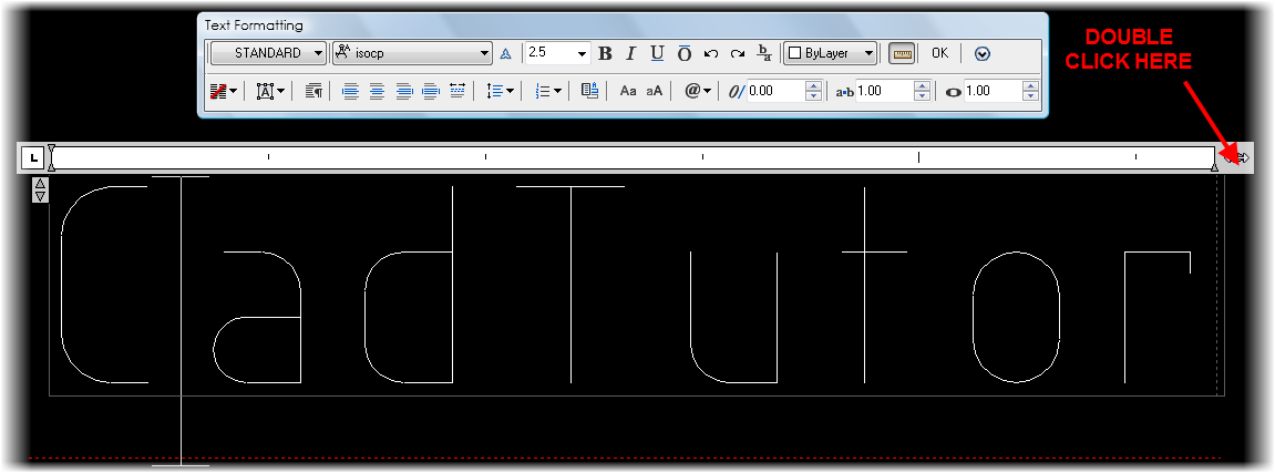 How to 'Shrink Wrap' AutoCAD Masked Text.