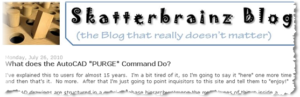 Skatterbrainz Blog What does the AutoCAD purge command do