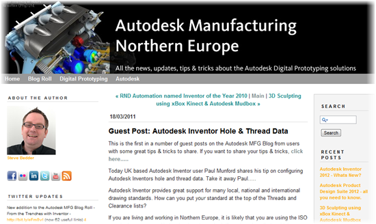 Customizing your Autodesk Inventor Hole and thread data