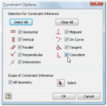 to drawing how turn off autocad 1 Autodesk tip A inferred to quick toggle Inventor: