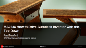 Autodesk Inventor from the top down