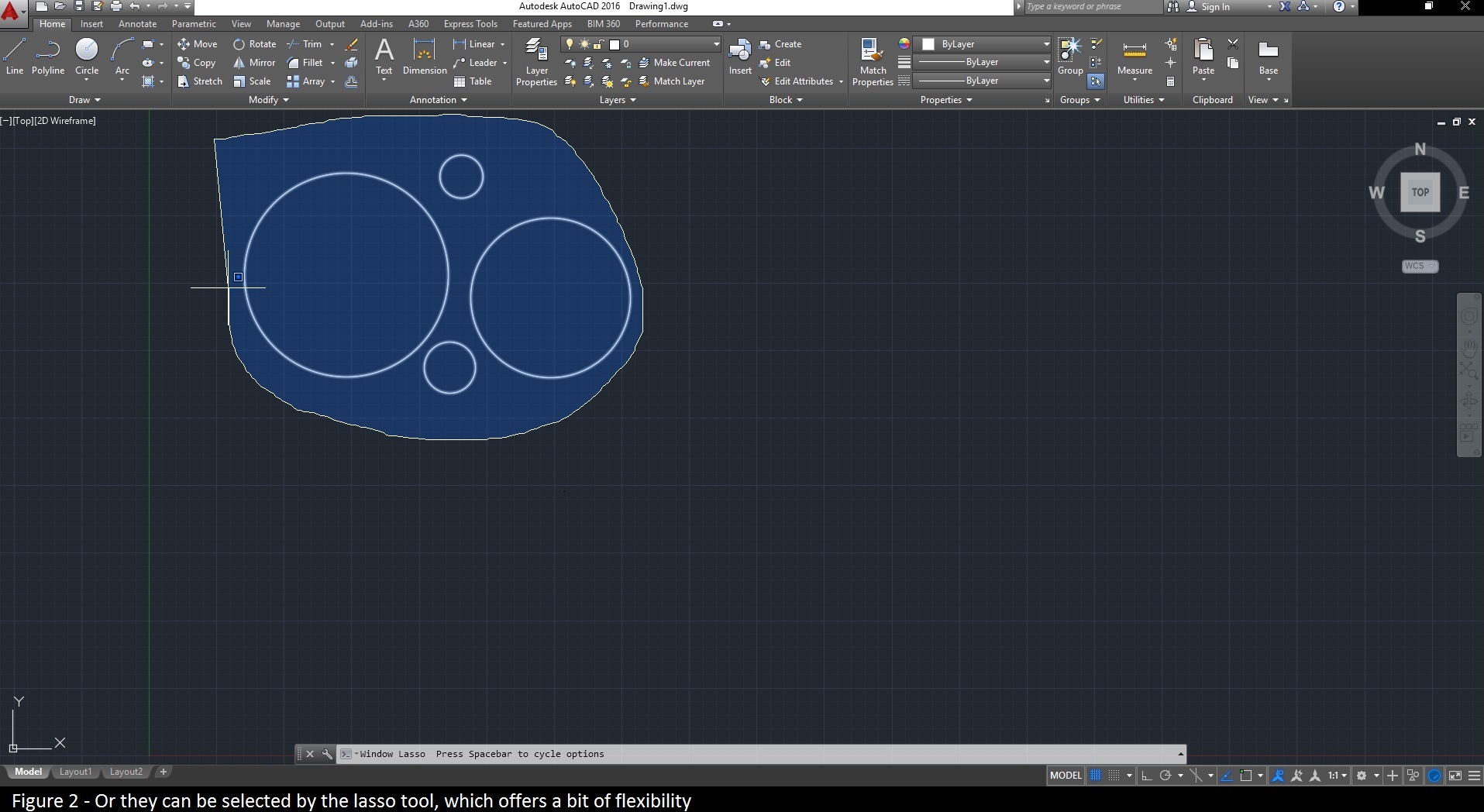 100 Circles. Secrets of AutoCAD QSELECT